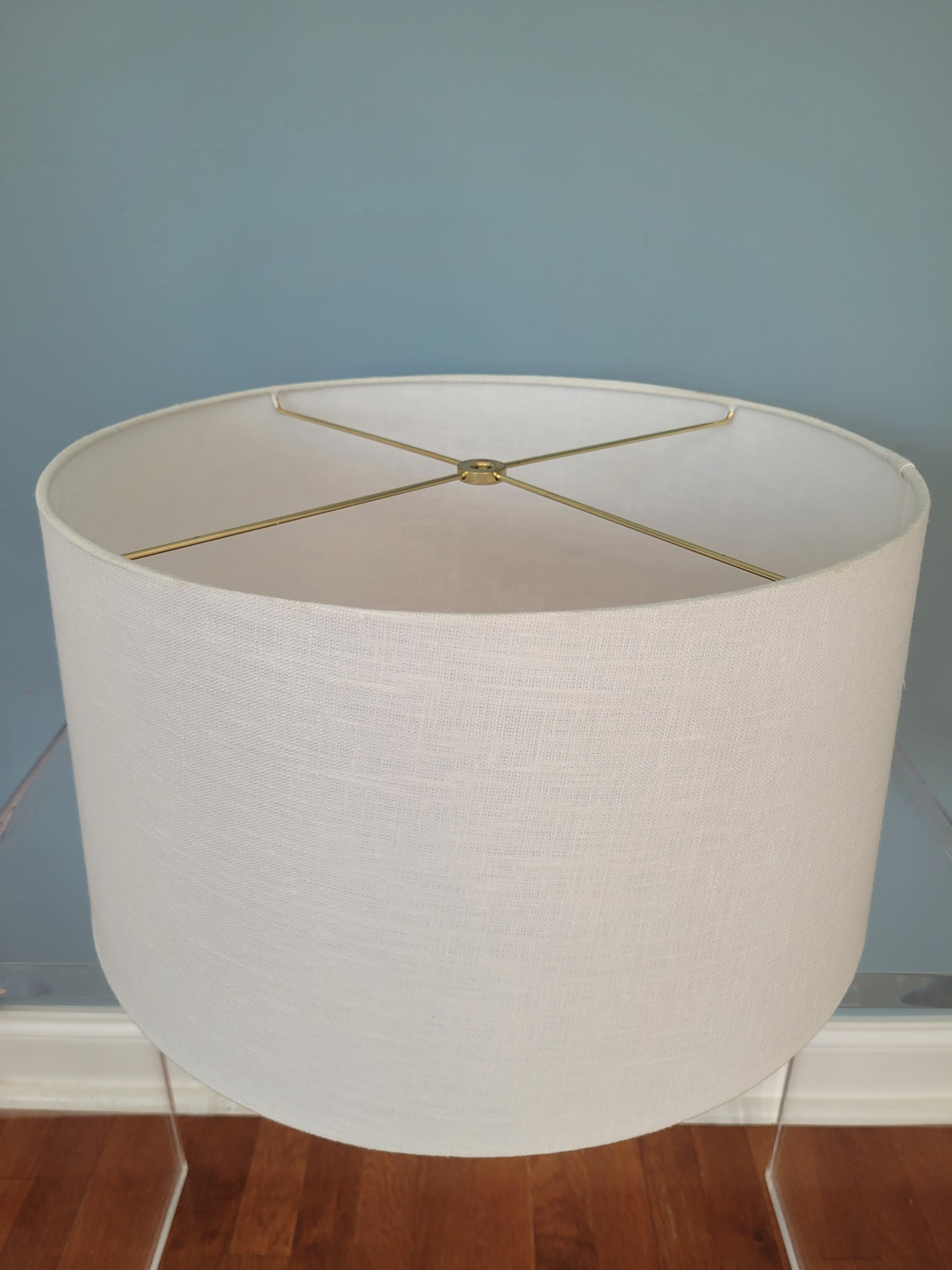 White Lamp Shade (Linen)